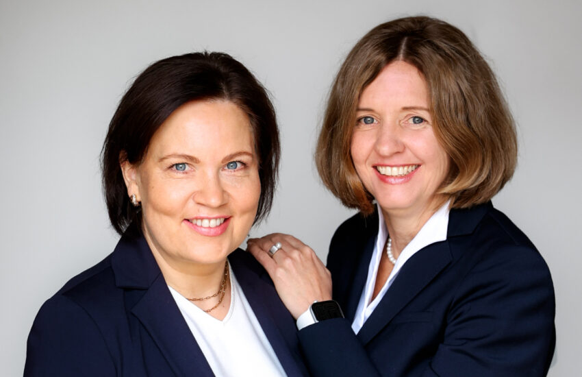 #dasbewegtmich Anu Laisi und Simone Körner, beide Geschäftsführerinnen der TRAIN Transfer und Integration GmbH - Bundesverband der Träger im Beschäftigtentransfer BVTB Transfergesellschaften geben Perspektiven